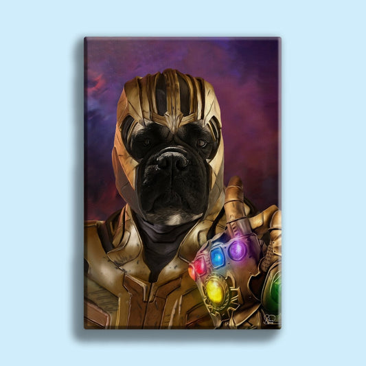 Thanos - Inspired Pet Portrait – Custom Avengers Pet Art - 1 Pet - Furr and Family