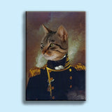 The Admiral - Custom Pet Portrait - 1 Pet - Furr and Family
