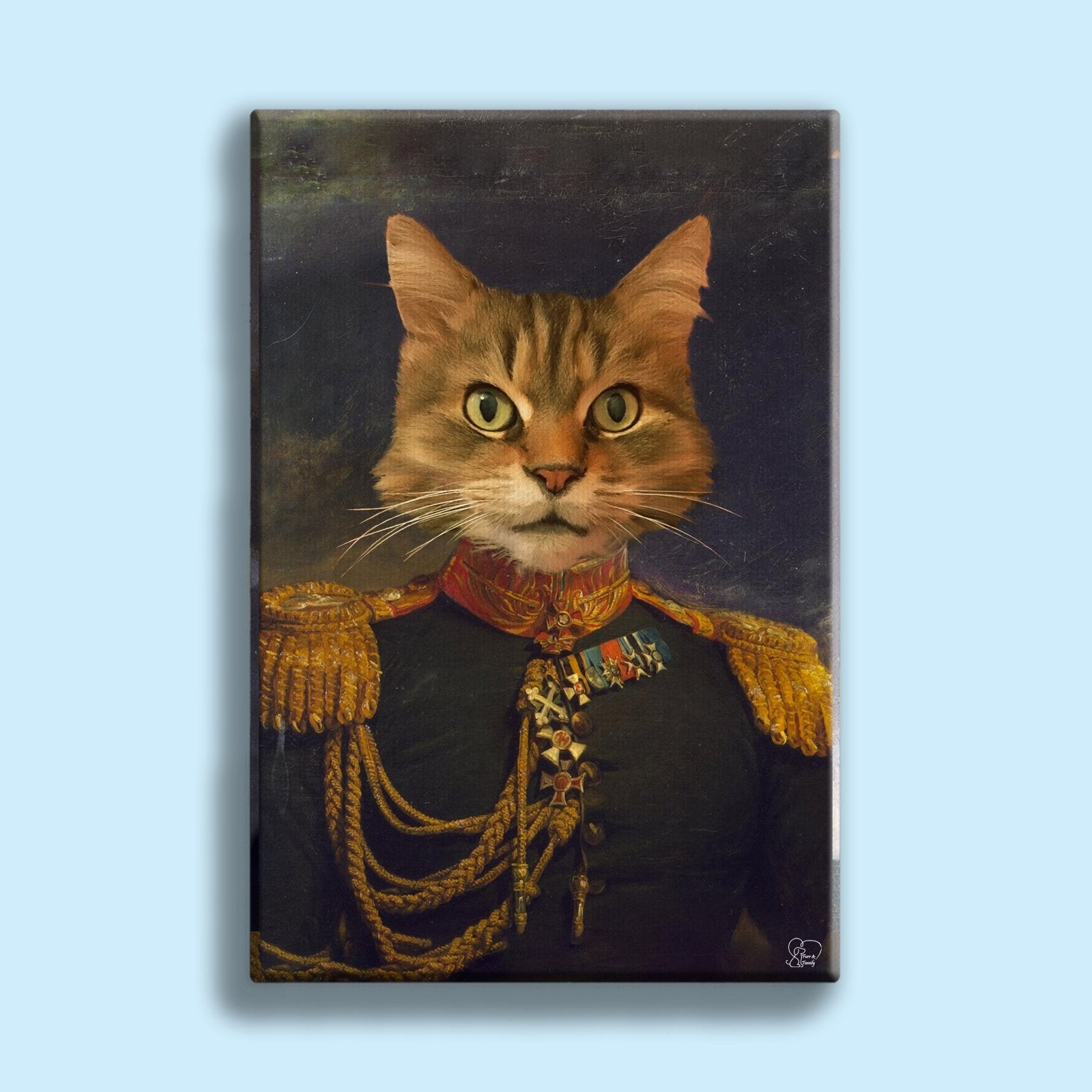 The Admiral Pet - Custom Pet Portrait - 1 Pet - Furr and Family