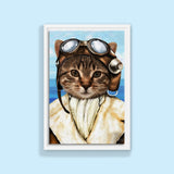 The Aviator - Custom Pet Portrait - 1 Pet - Furr and Family