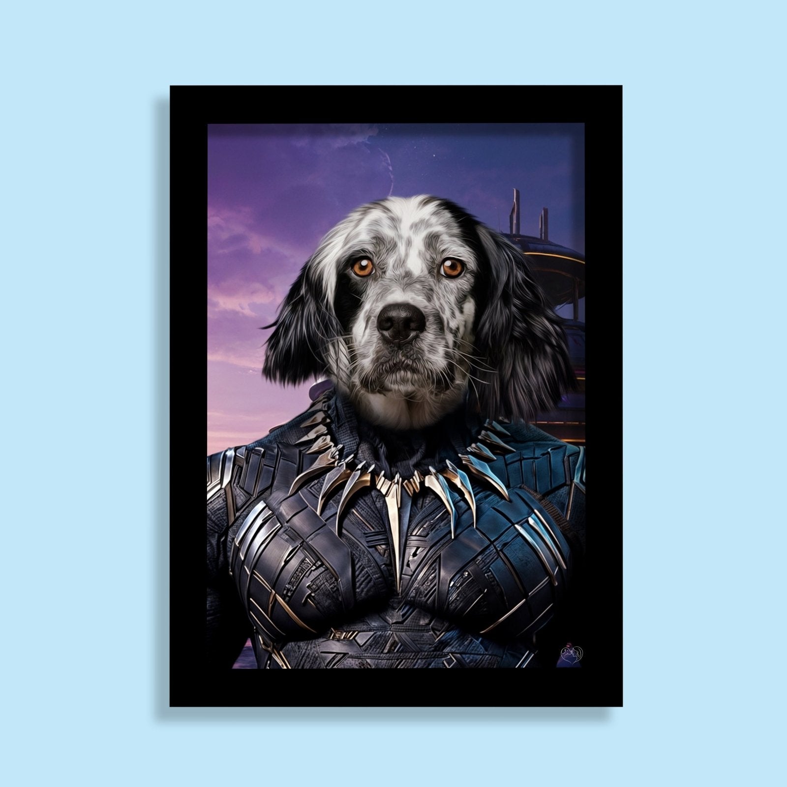 The Black Panther inspired - Custom Pet Portrait - 1 Pet - Furr and Family