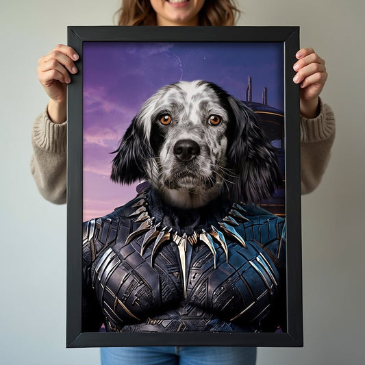 The Black Panther inspired - Custom Pet Portrait - 1 Pet - Furr and Family