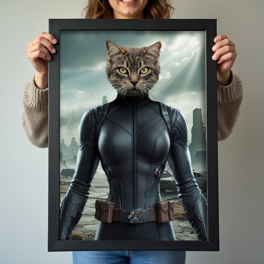 The Black Widow - Custom Pet Portrait - 1 Pet - Furr and Family