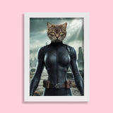 The Black Widow - Custom Pet Portrait - 1 Pet - Furr and Family