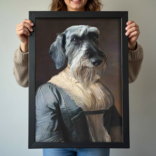 The Classic Lady - Custom Pet Portrait - 1 Pet - Furr and Family