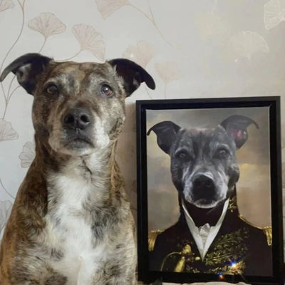 Custom pet portrait example 3