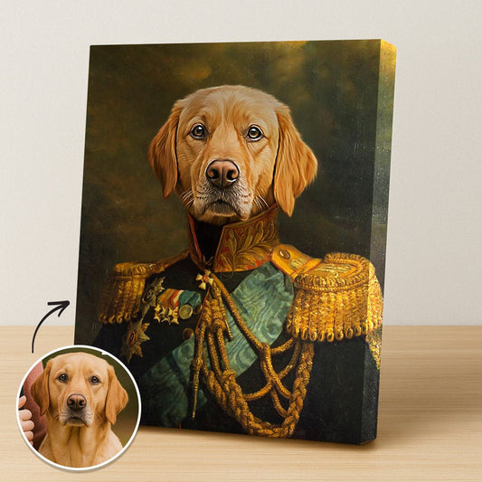 The General - Custom Pet Portrait - 1 Pet - Furr and Family