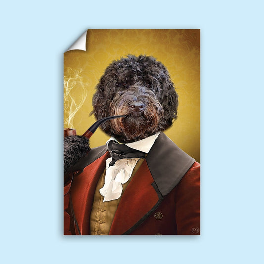 The Gentleman - Custom Pet Portrait - 1 Pet - Furr and Family