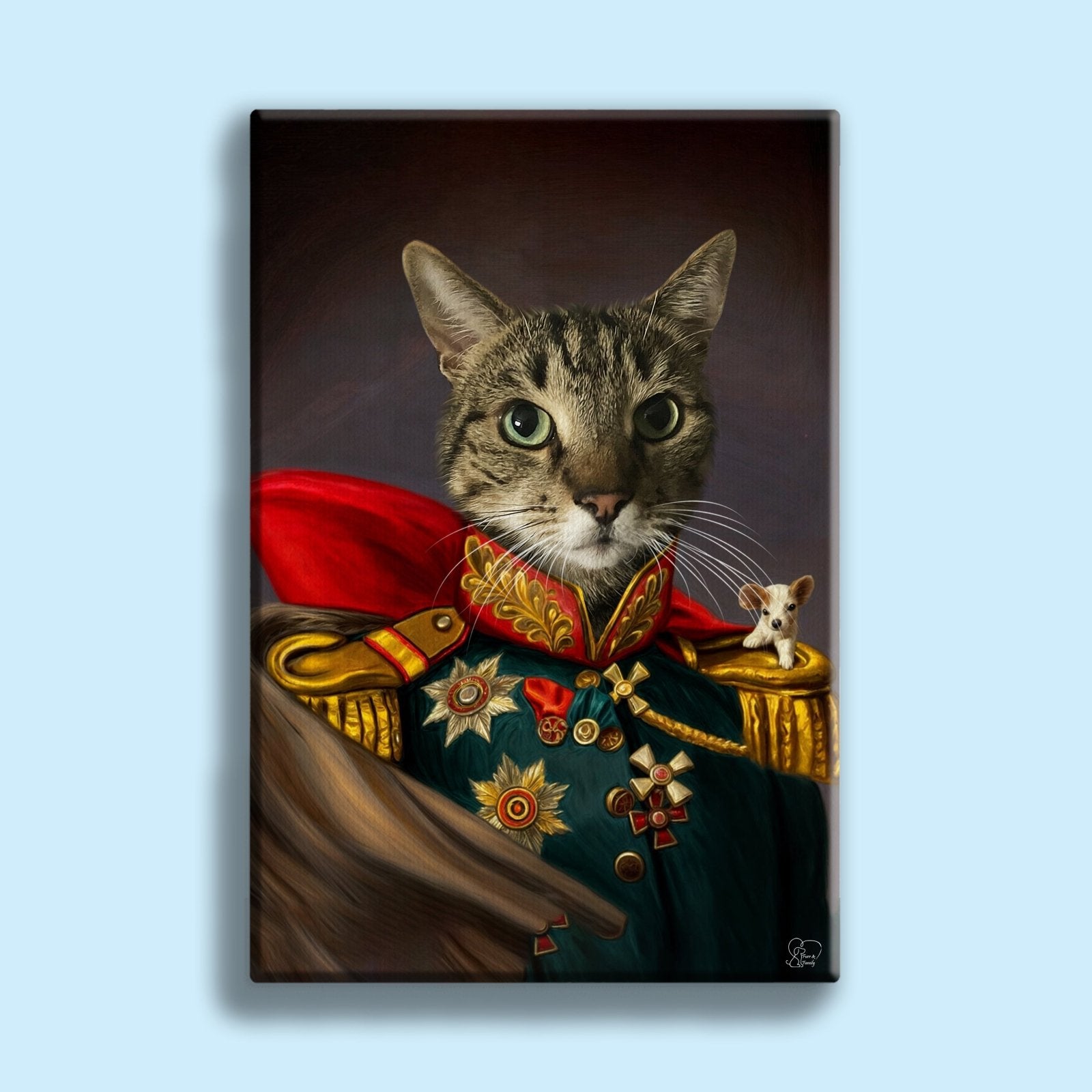 The Grand Admiral Pet Portrait - 1 Pet - Furr and Family