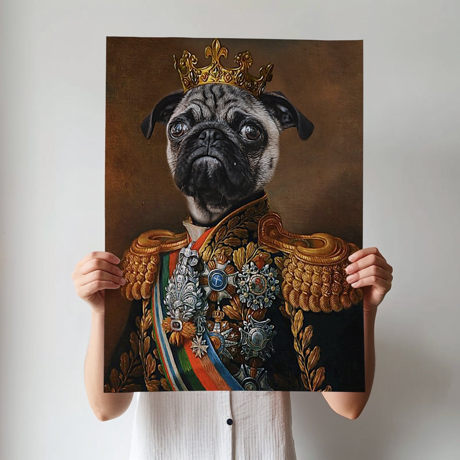 The Imperial King - Custom Pet Portrait - 1 Pet - Furr and Family