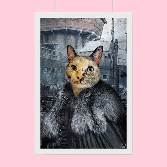 The Lady Warrior - Custom Pet Portrait - 1 Pet - Furr and Family