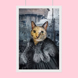 The Lady Warrior - Custom Pet Portrait - 1 Pet - Furr and Family