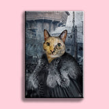 The Lady Warrior - Custom Pet Portrait - 1 Pet - Furr and Family