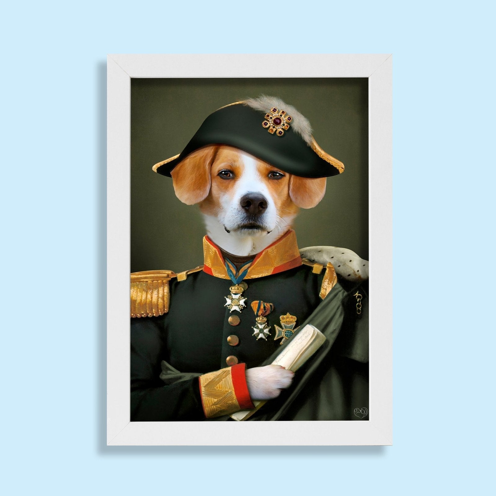 The Loyal General - Custom Pet Portrait - 1 Pet - Furr and Family