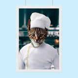 The Master Chef Custom Pet Portrait - 1 Pet - Furr and Family