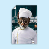 The Master Chef Custom Pet Portrait - 1 Pet - Furr and Family