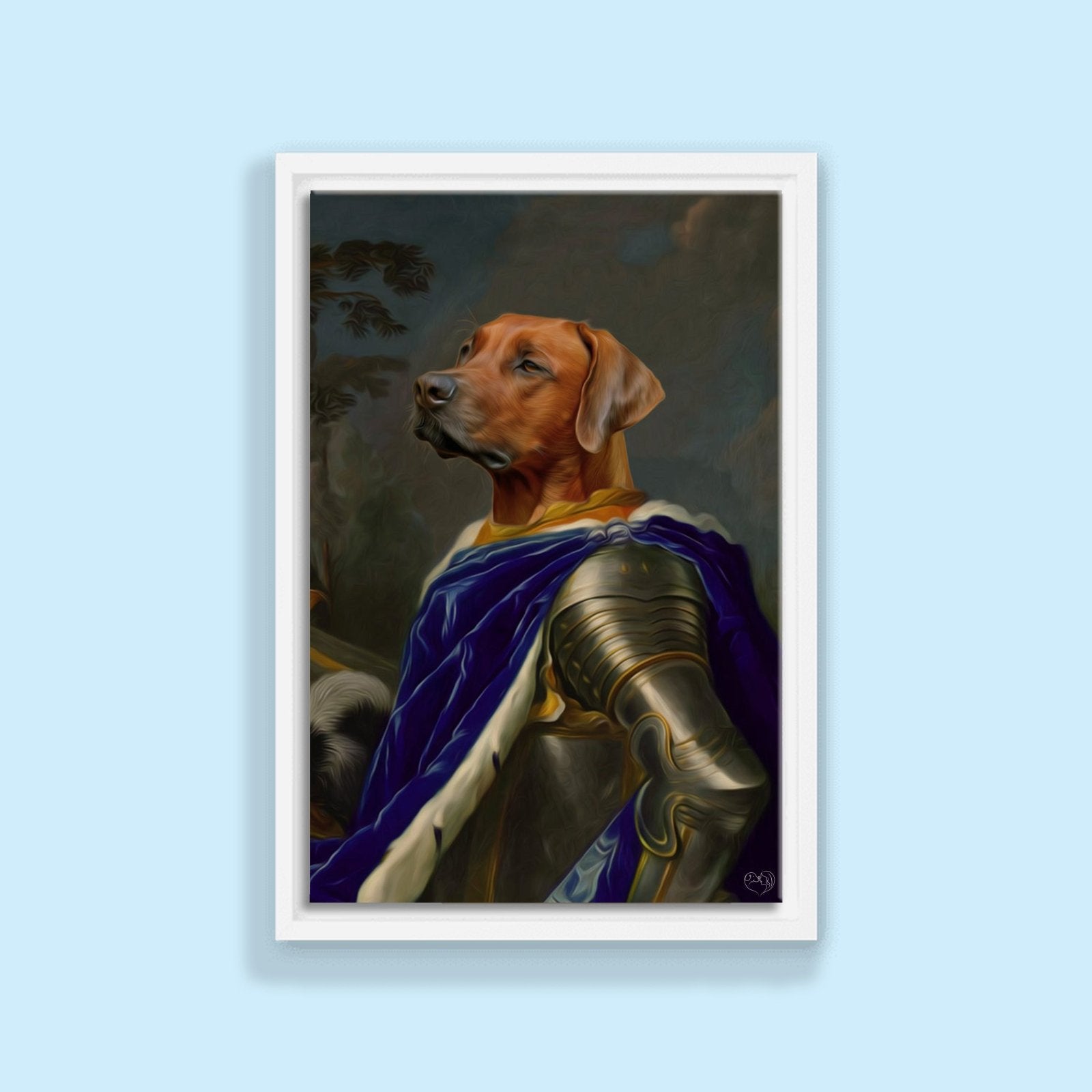The Noble Knight - Custom Pet Portrait - 1 Pet - Furr and Family
