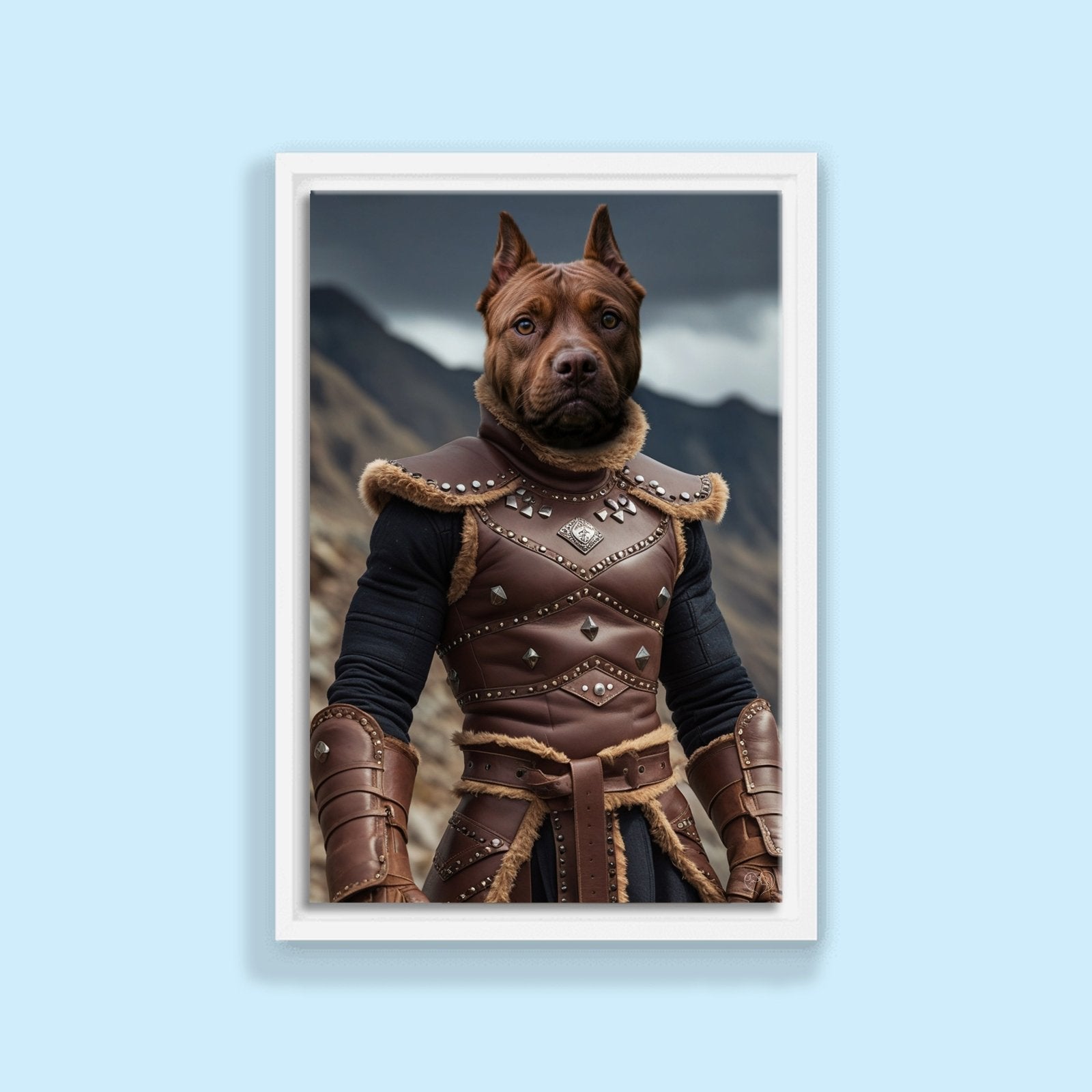 The Noble Protector - Custom Pet Portrait - 1 Pet - Furr and Family