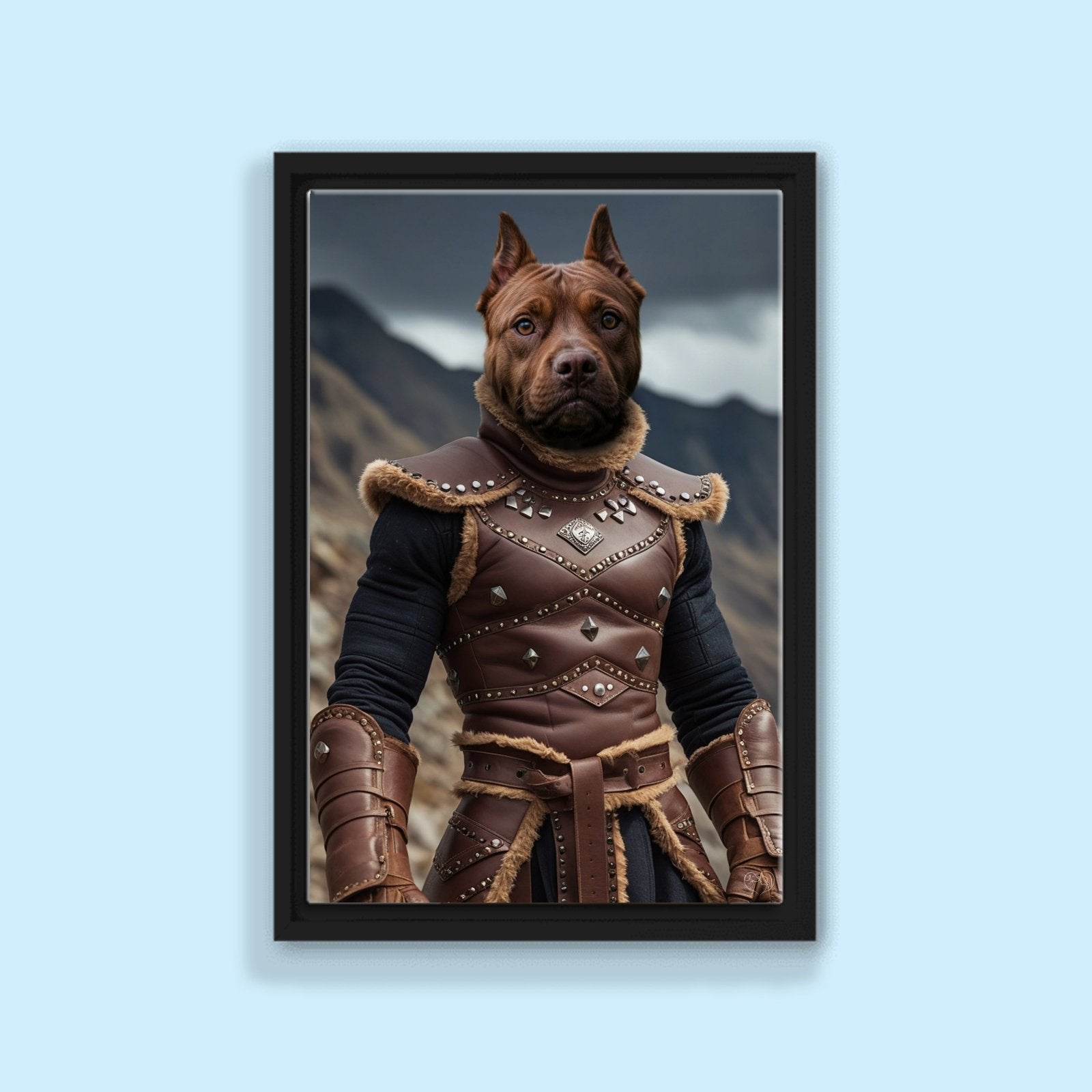 The Noble Protector - Custom Pet Portrait - 1 Pet - Furr and Family
