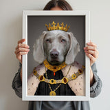 The Pawfect King - Custom Pet Portrait - 1 Pet - Furr and Family