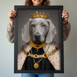 The Pawfect King - Custom Pet Portrait - 1 Pet - Furr and Family