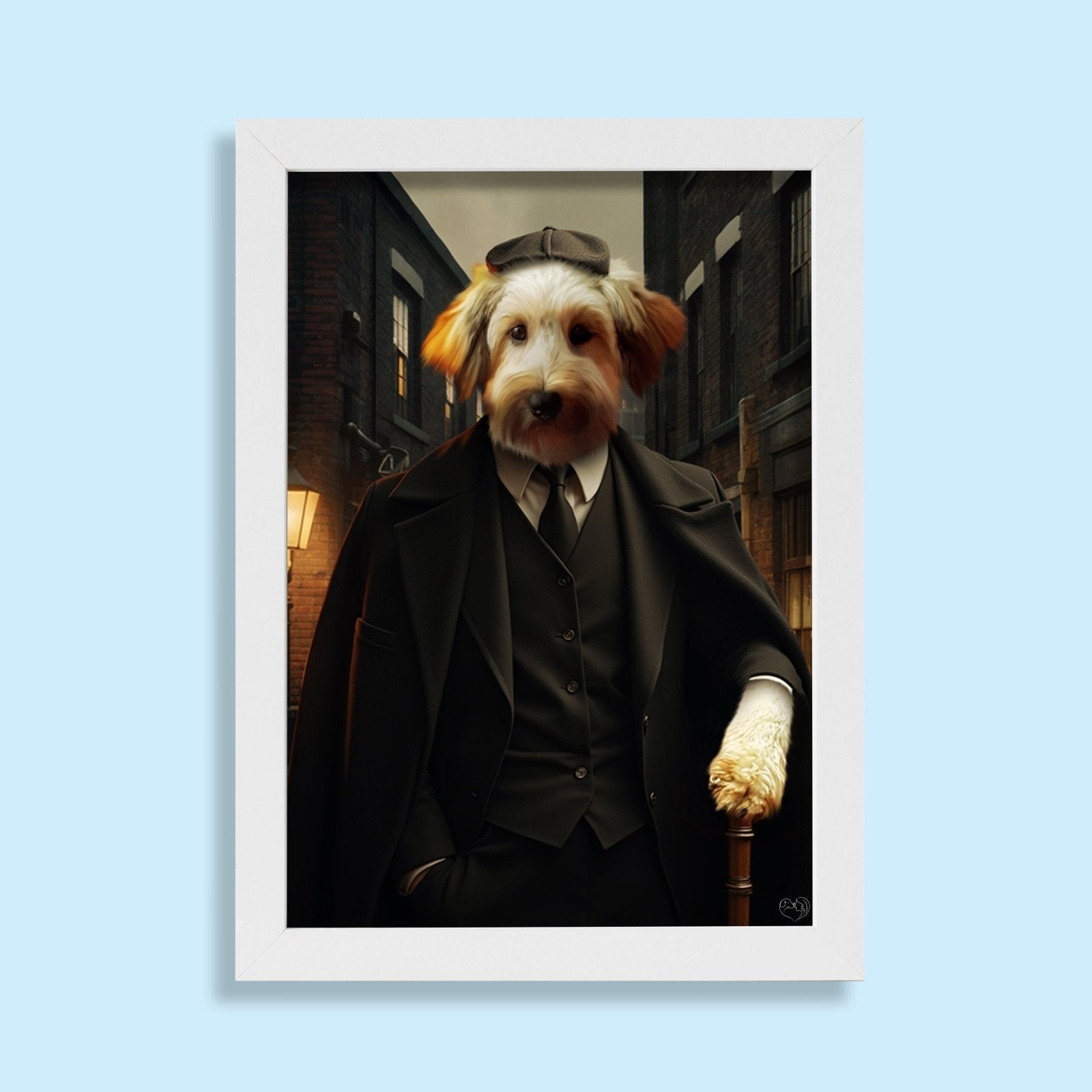 The Pawsh Blinder - Custom Peaky Blinder Pet Portrait - peaky blinder - 1 Pet - Furr and Family