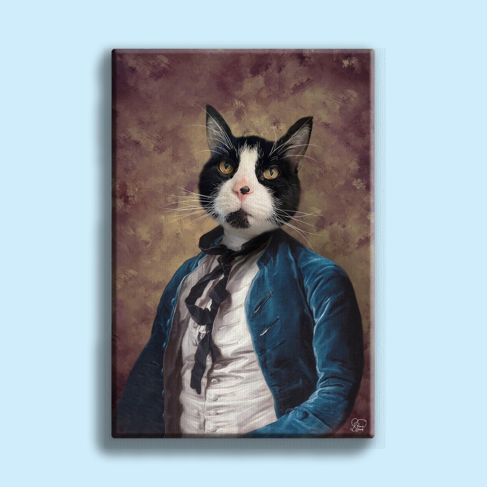 The Pet Aristopooch - Custom Pet Portrait - 1 Pet - Furr and Family