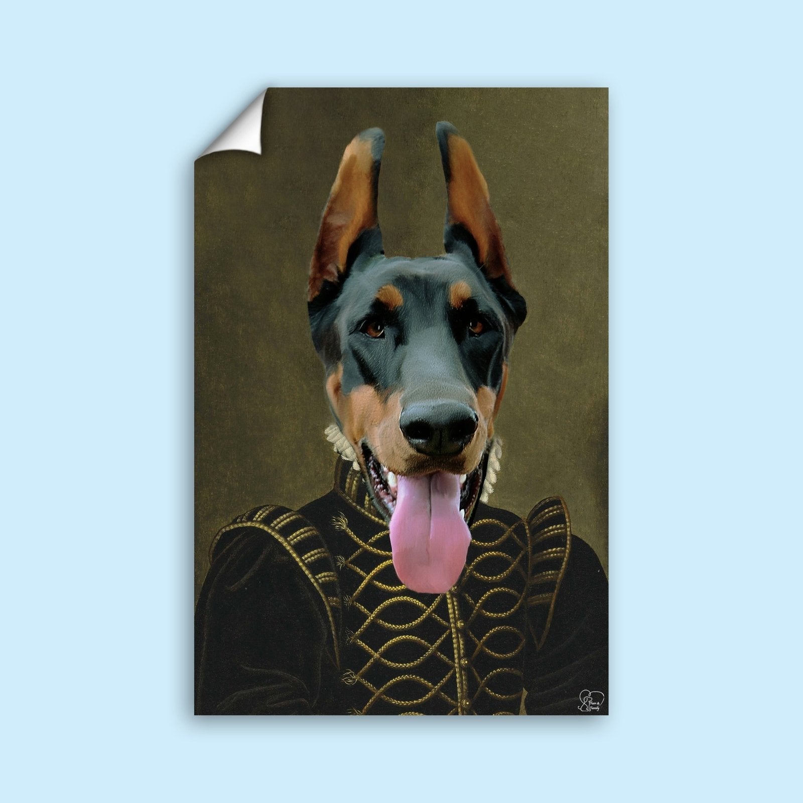 The Pet Lord - Custom Pet Portrait - 1 Pet - Furr and Family