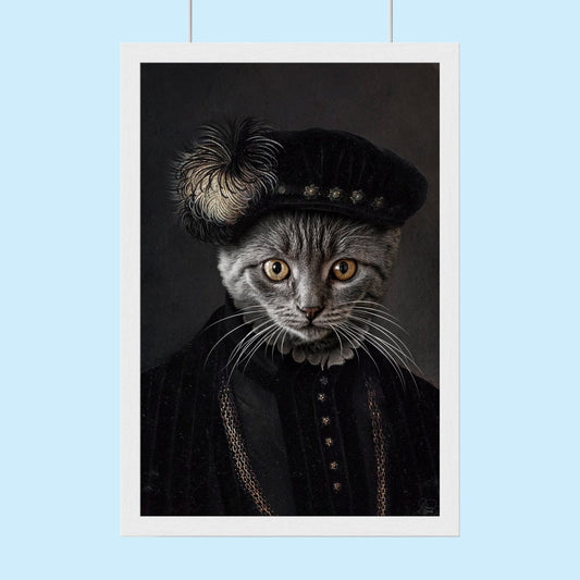 The Philosopher Custom Pet Portrait - 1 Pet - Furr and Family