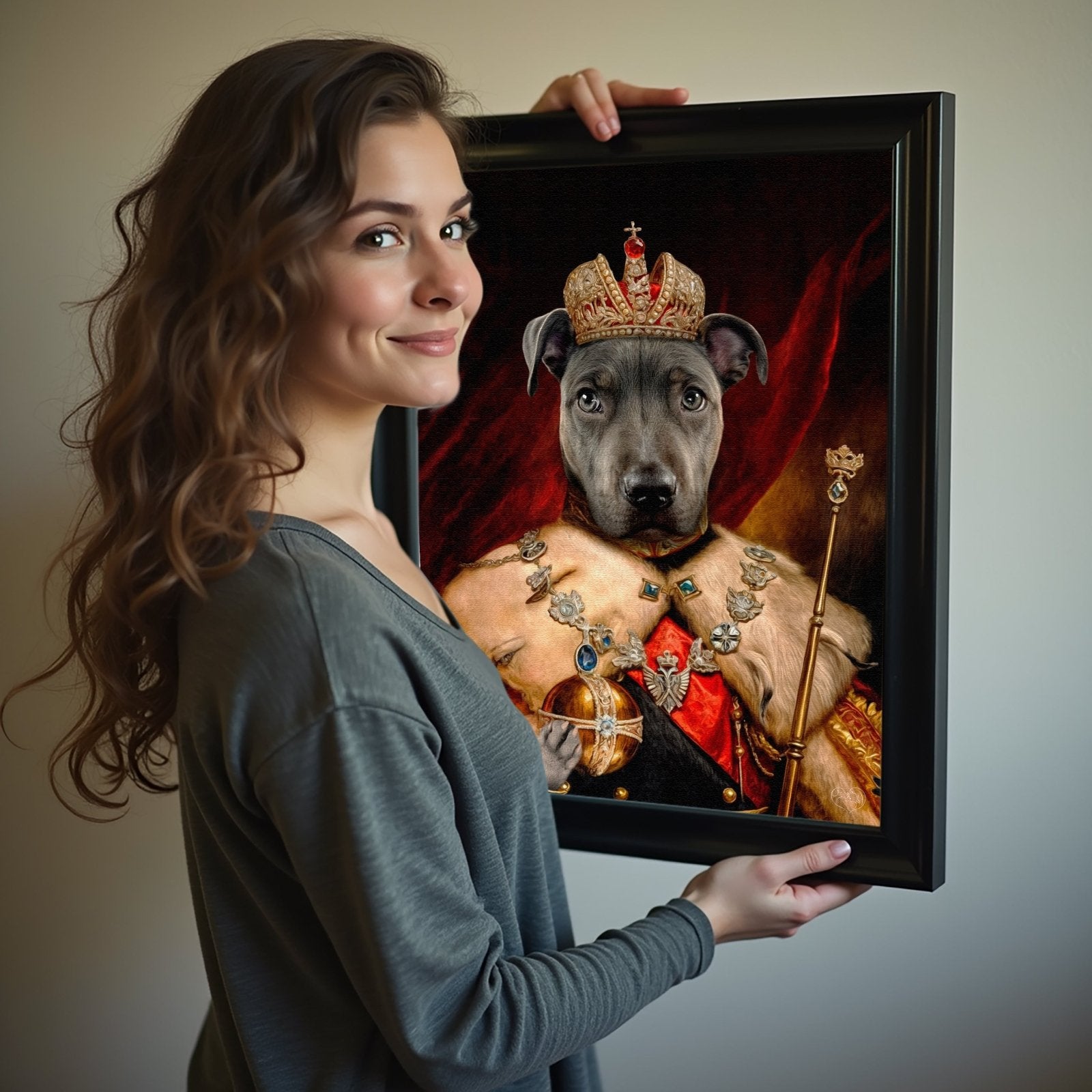 The Prince Ruler - Custom Pet Portrait - 1 Pet - Furr and Family