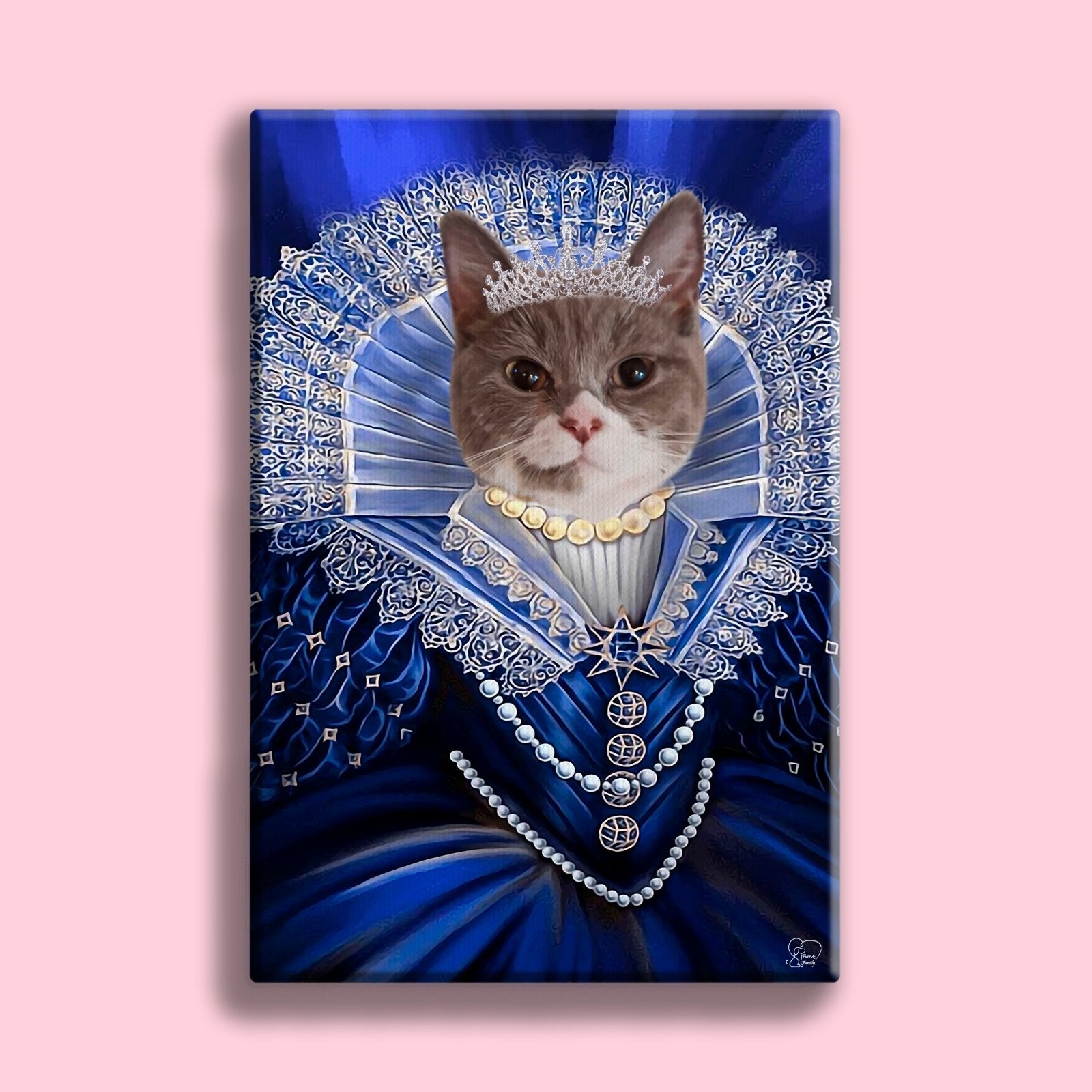 The Princess - Custom Pet Portrait - 1 Pet - Furr and Family