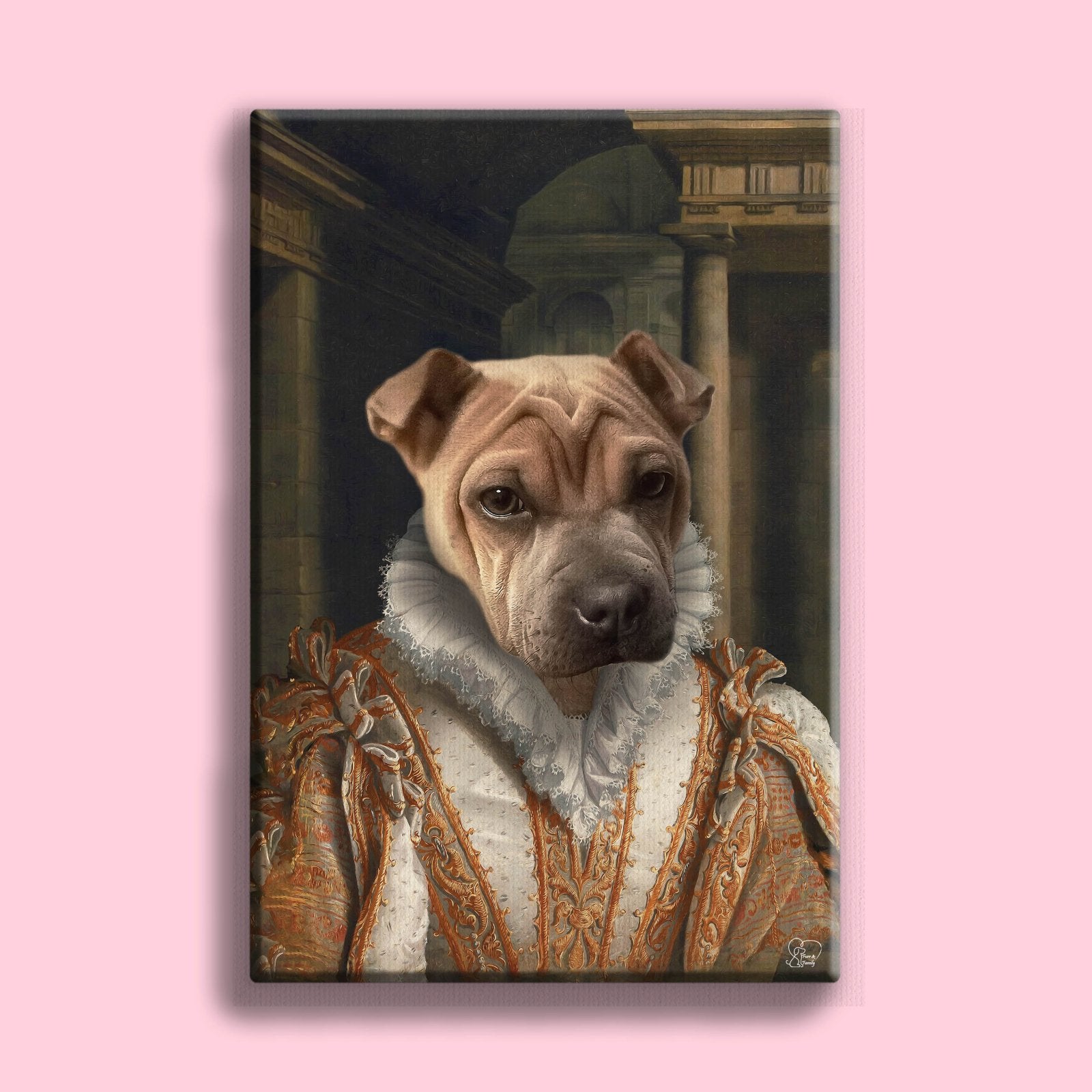 The Princess Pet - Custom Pet Portrait - 1 Pet - Furr and Family