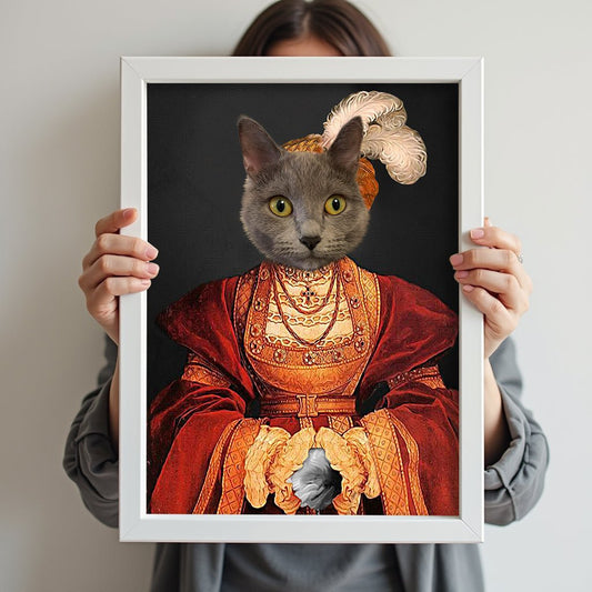 The Regal Countess - Custom Pet Portrait - 1 Pet - Furr and Family