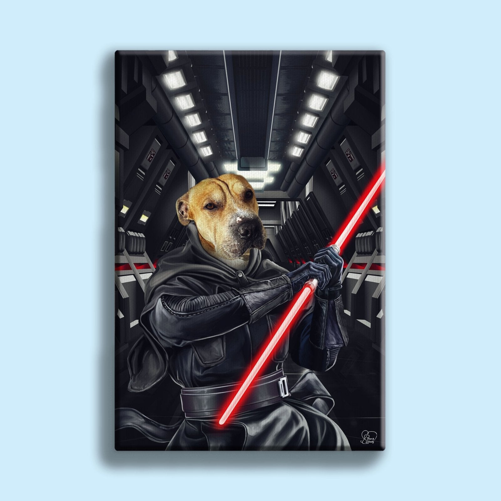 The Star Paws Sith Lord - Custom Pet Portrait - 1 Pet - Furr and Family