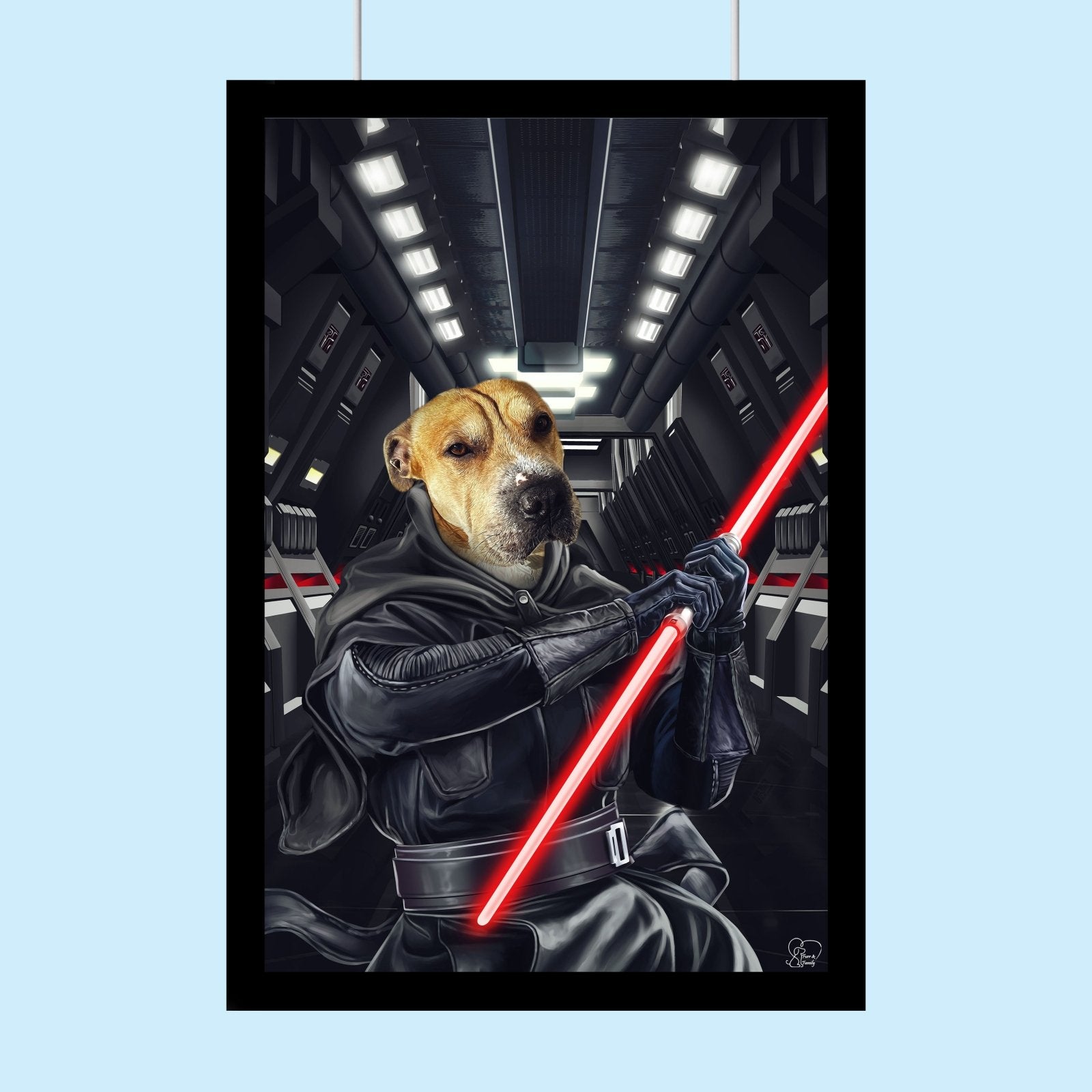 The Star Paws Sith Lord - Custom Pet Portrait - 1 Pet - Furr and Family