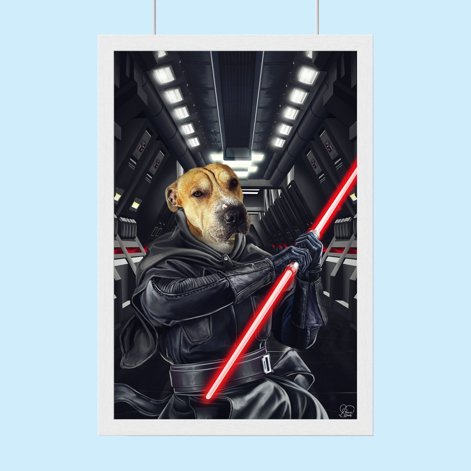 The Star Paws Sith Lord - Custom Pet Portrait - 1 Pet - Furr and Family
