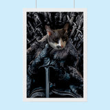 The Throne Guardian Pet Portrait - 1 Pet - Furr and Family