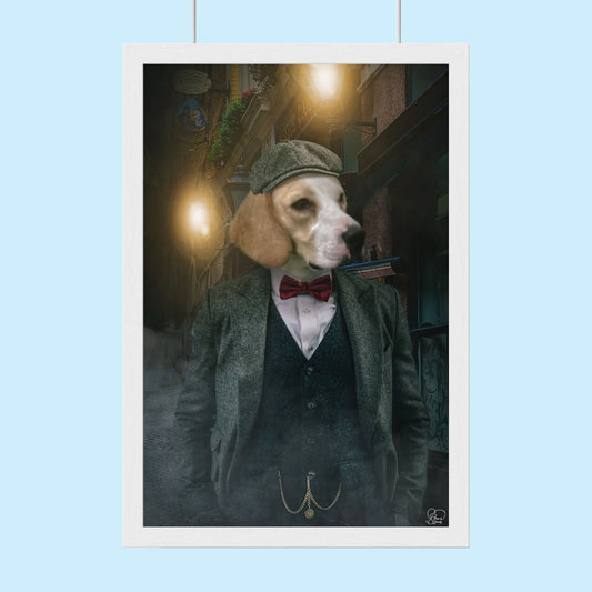 The Thug Tuxedo Peaky Blinder - Custom Pet Portrait - 1 Pet - Furr and Family
