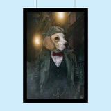 The Thug Tuxedo Peaky Blinder - Custom Pet Portrait - 1 Pet - Furr and Family