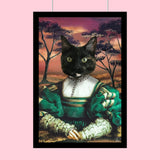 The Vintage Female - Custom Pet Portrait - 1 Pet - Furr and Family
