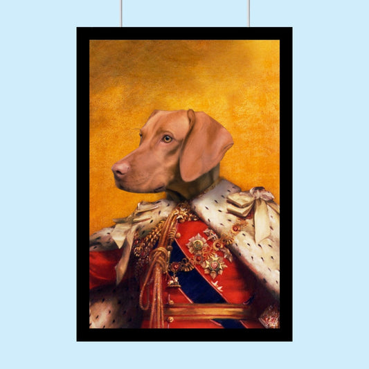 The Vintage Pet Admiral - Custom Pet Portrait - 1 Pet - Furr and Family