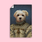 The Vintage Queen - Custom Pet Portrait - 1 Pet - Furr and Family