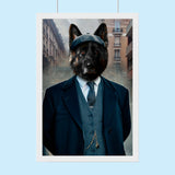 Thomas Shelby Pet Portrait – Peaky Blinders Inspired Art - peaky blinder 1 - 1 Pet - Furr and Family