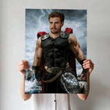 Thor - Inspired Human Portrait - Human Portrait - Male - Furr and Family