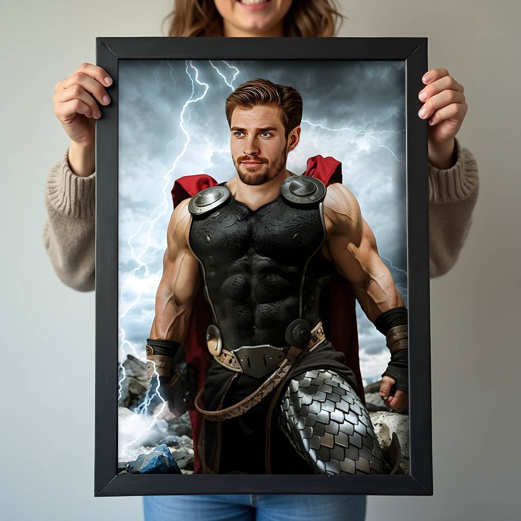 Thor - Inspired Human Portrait - Human Portrait - Male - Furr and Family