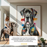 Unique Abstract Style - Custom Pet Portrait - Abstract art - 1 Pet - Furr and Family