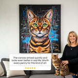 Unique Abstract Style - Custom Pet Portrait - Abstract art - 1 Pet - Furr and Family