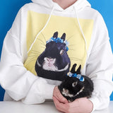 Unisex Hoodie - White - Cap - 1 Pet - Furr and Family