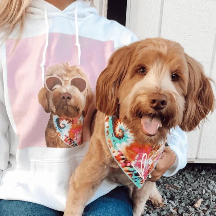 Unisex Hoodie - White - Cap - 1 Pet - Furr and Family