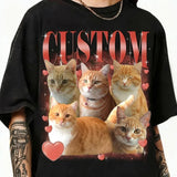 Custom Dog Pet Bootleg Rap Tee, Custom Vintage Graphic 90's Tee